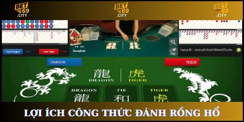 Học công thức đánh Rồng Hổ nhận về nhiều lợi ích